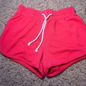 Flirtitude Vibrant Pink Athletic Shorts